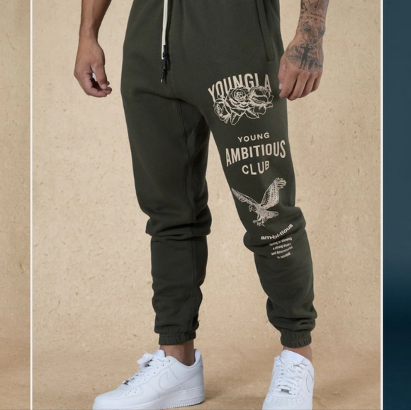 YoungLa Forest Green Immortal Joggers XL - Picture 2 of 7